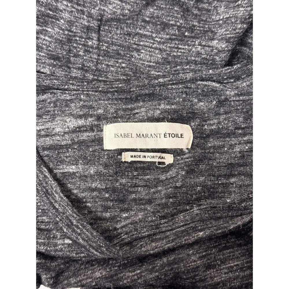 Isabel Marant Charcoal Long Sleeve Dress - Picture 7 of 8